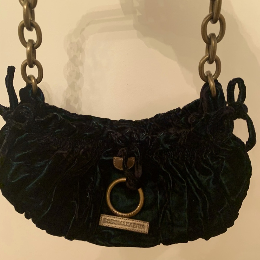BCBGMaxAzria clutch velvet bag